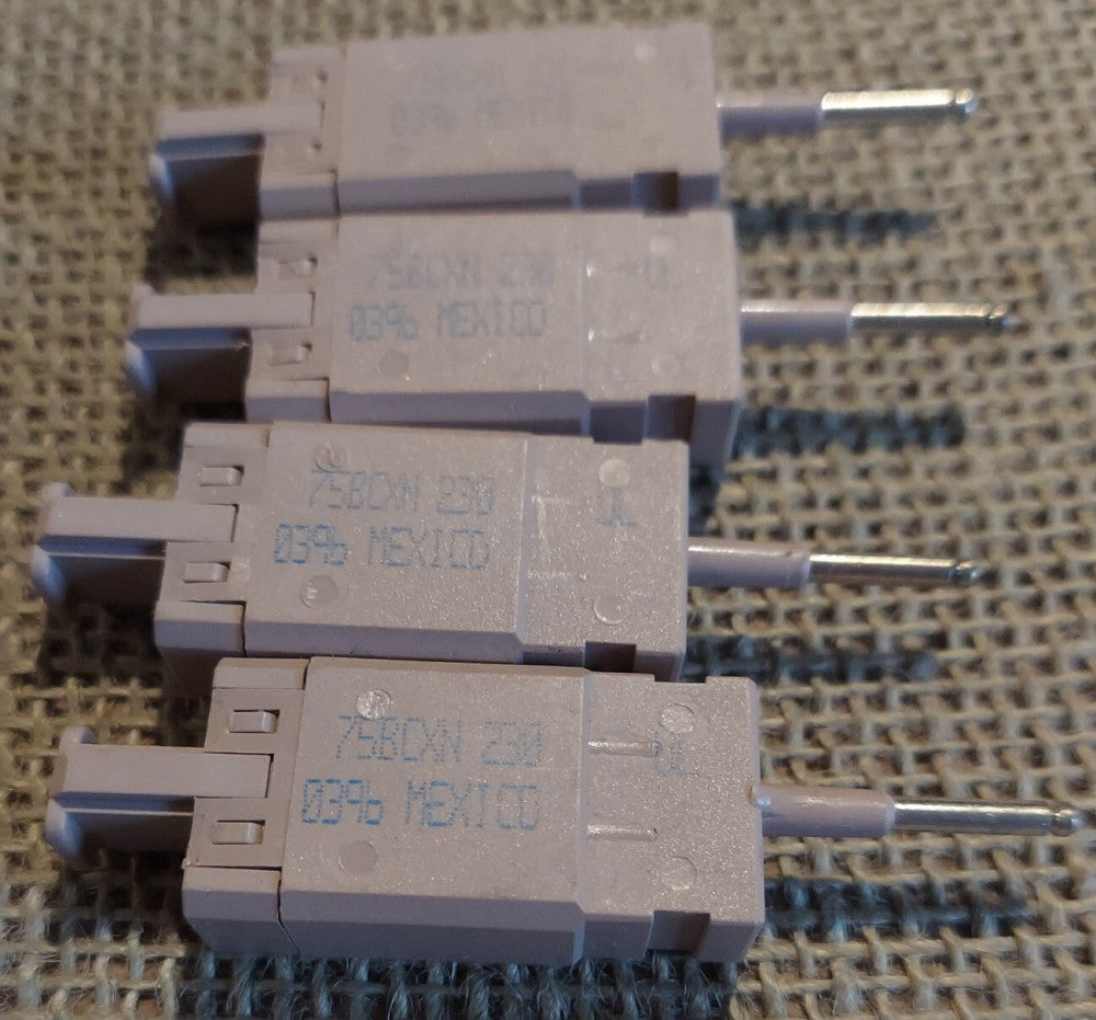 Lot of 4 - Porta Systems 75BCXN-230 1-Pin 230V Gas Tube Protector