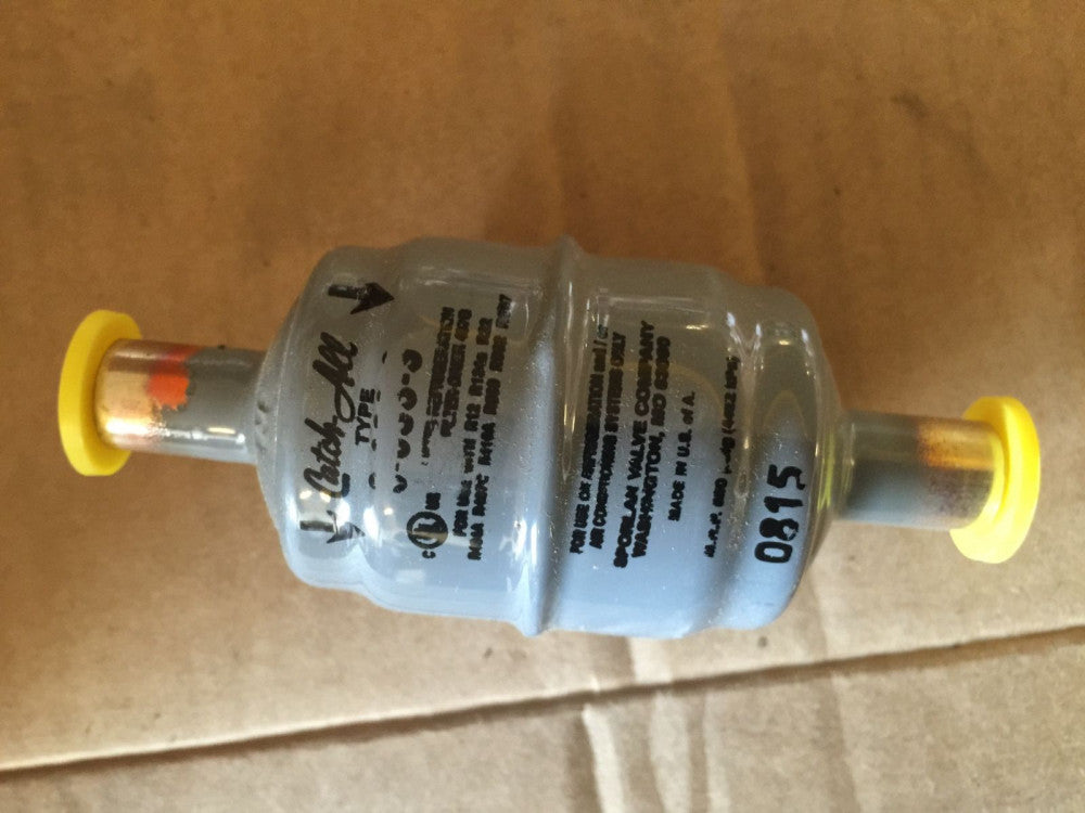 New Sporlan CatchAll Suction Line Filter Drier C-033S 3/8" COPPER CONNECTION