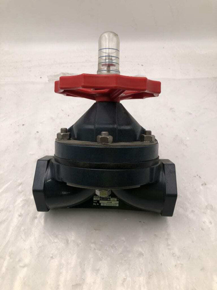 Asahi/America 01A00030F 2" PVC Manual Diaphragm Valve 120PSI at 140°F