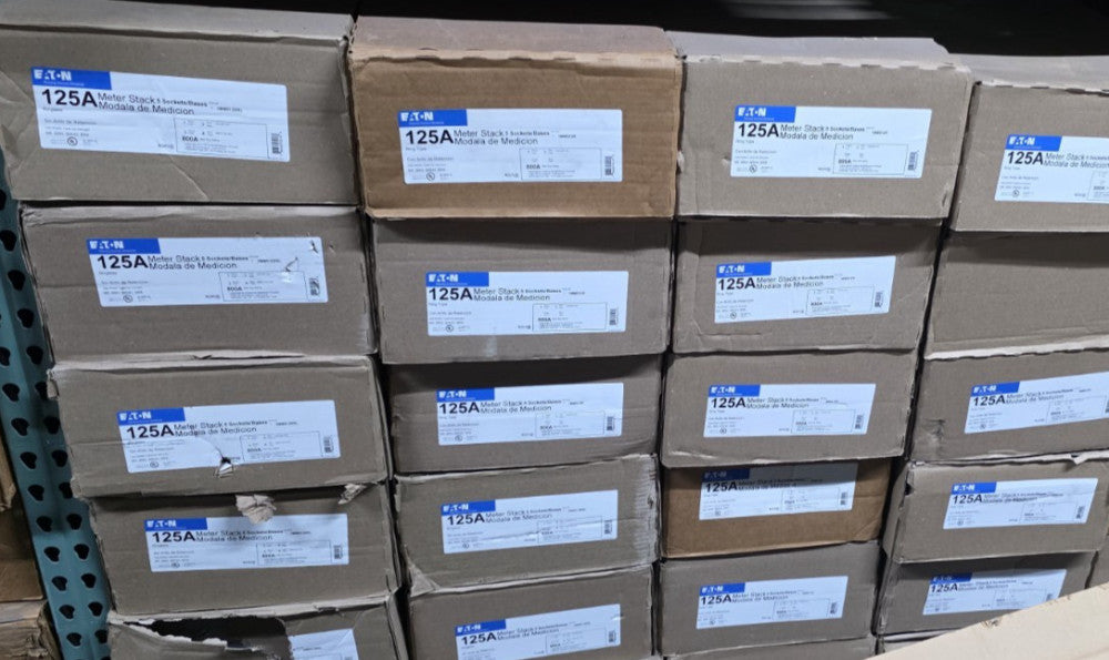EATON 1MM512R Meter Box 800A 125A per socket Indoor Outdoor 5 Sockets NEMA 3R