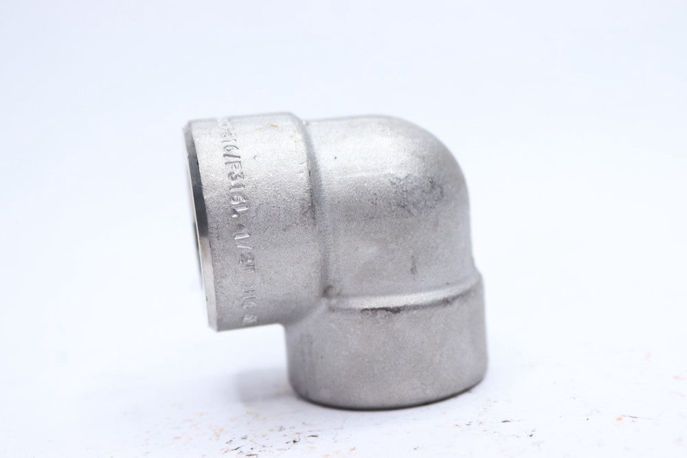 Socket Weld 90 Degree Elbow 316 Stainless Steel 1/2"