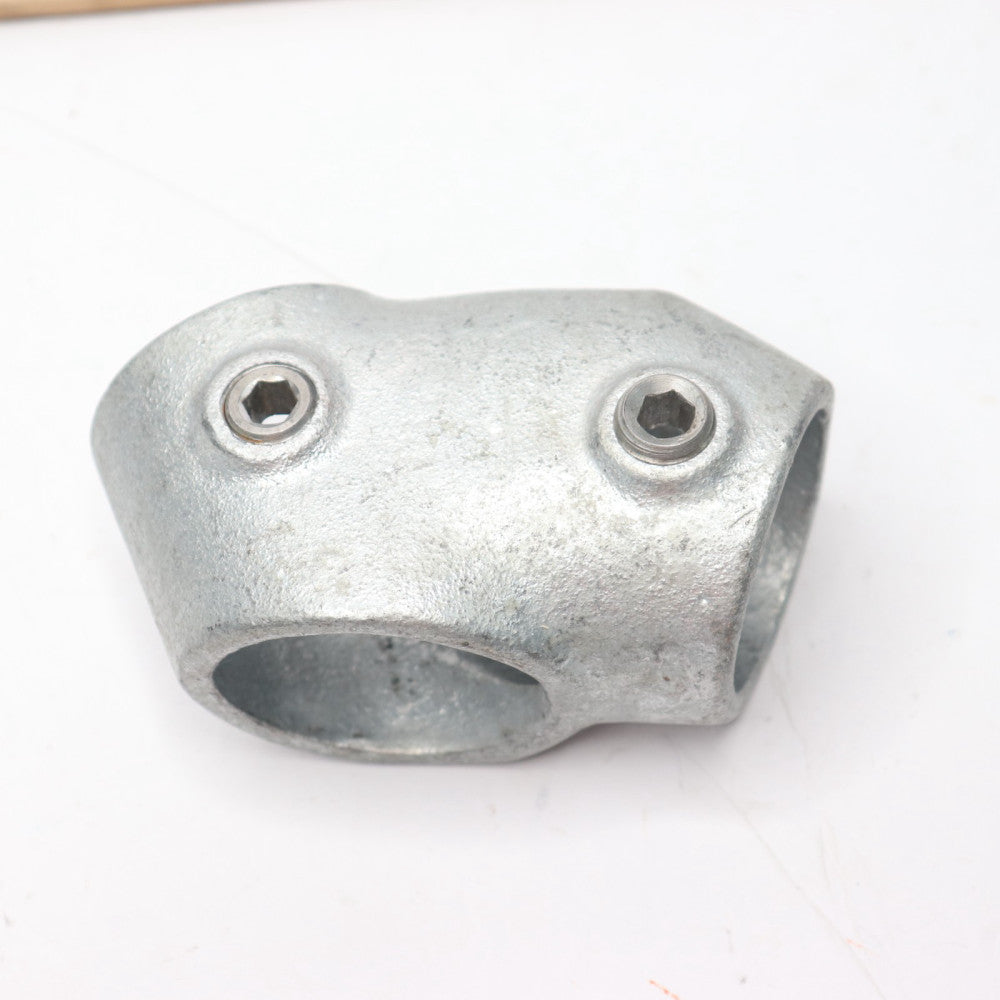 T-Connector Connecting Component Strut Profile Round Tube Galvanized 2"