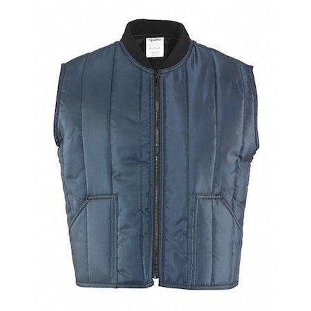 Refrigiwear 0912Rnavxlg Unisex Navy Polyester Vest Size Xl
