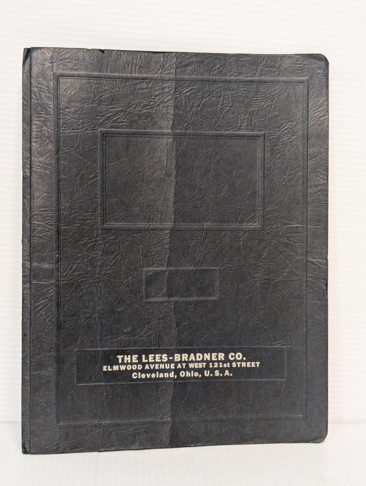 Lees-Bradner Installation / Service Manual for Model "HT" Thread Milling Machine