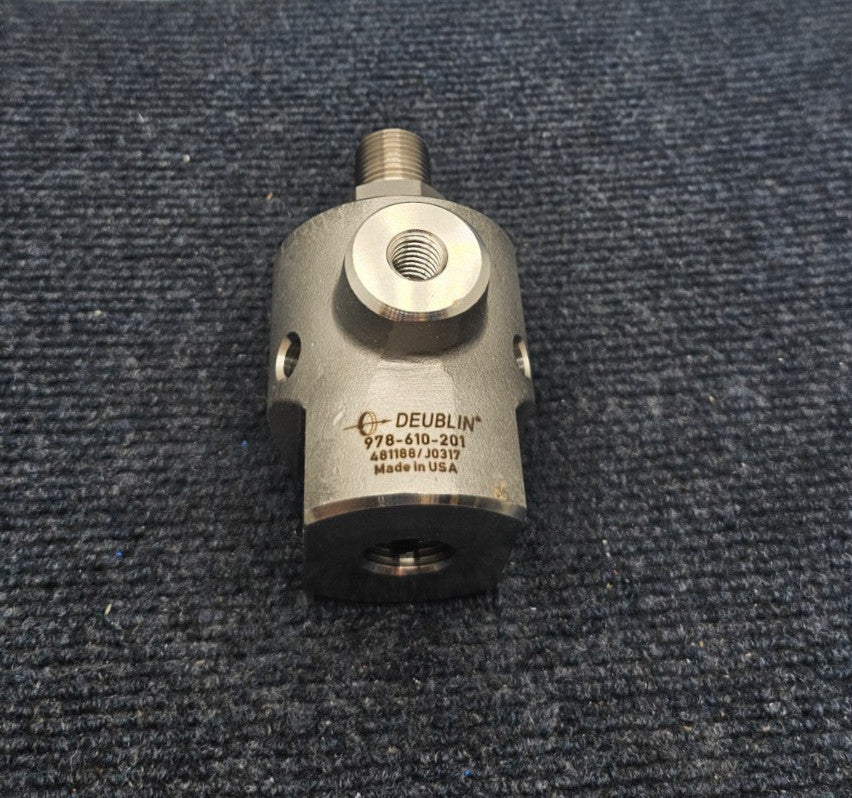 Deublin 978-610-201 Rotary Union SIC/SIC 1/2" NPT RH 48118 / J0317