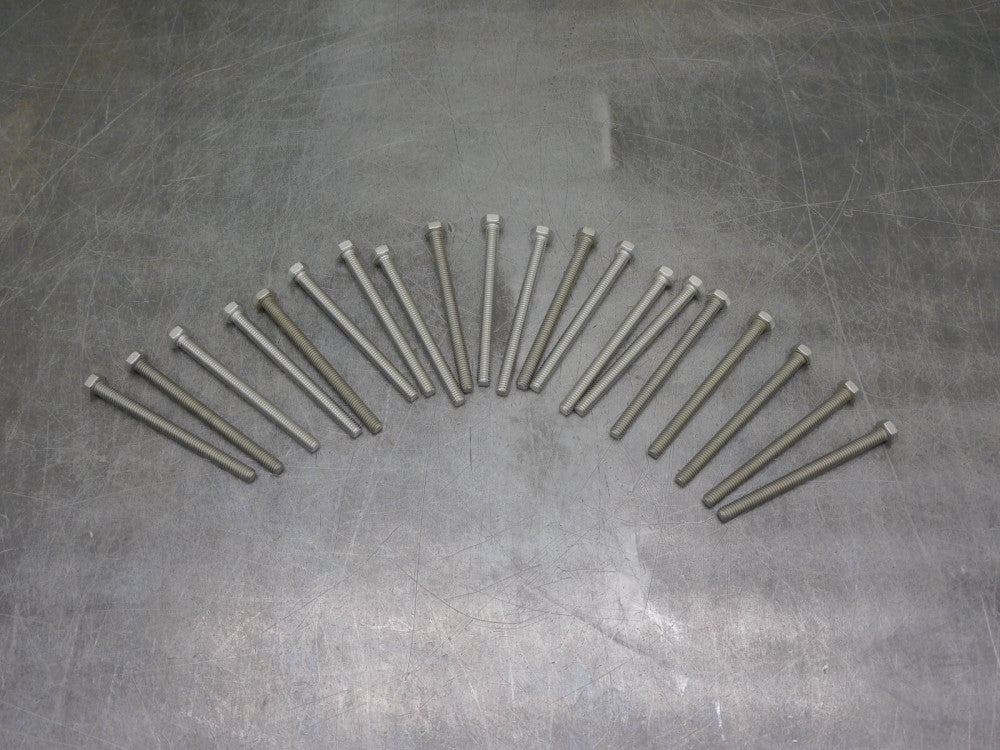 Stainless Steel SS 5/16-18x4" SAE Hex Head Cap Screw Bolt Fastener Lot of (20)