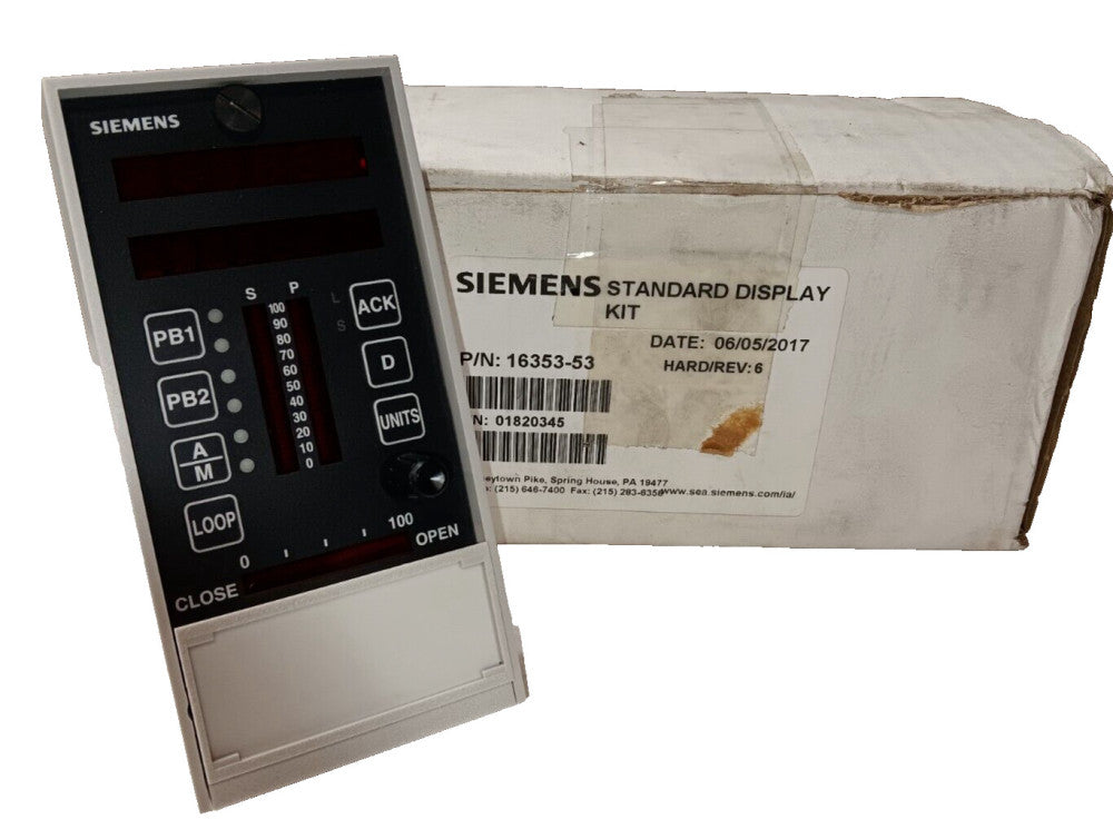 NEW SIEMENS 16353-43-12 MOORE 353 DISPLAY ASSEMBLY