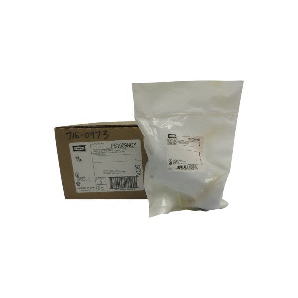 HUBBELL PS1009NGY 1" (PKG OF 5) NSMP