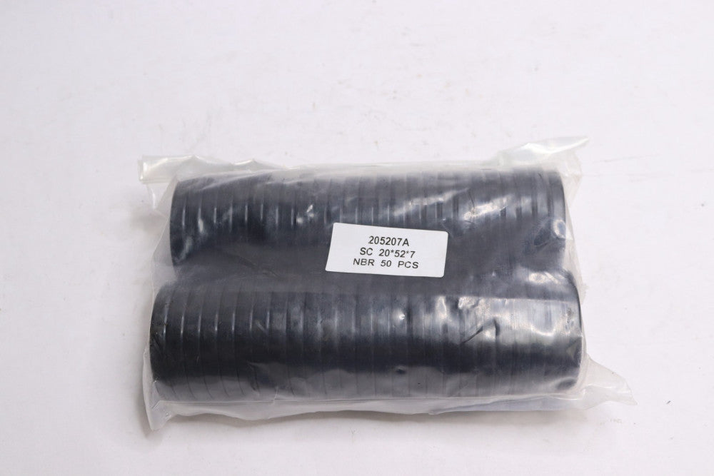 (50-Pk) DDS Shaft Seal Nitrile Rubber 20mm x 52mm x 7mm 205207TC