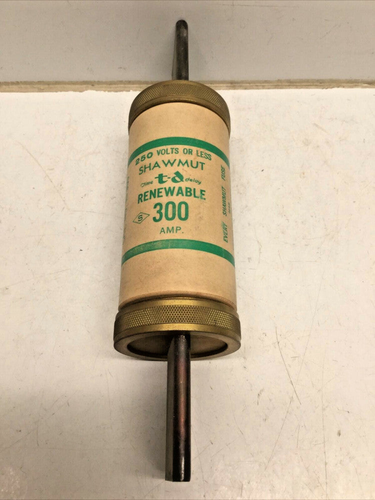 GOULD Shawmut RF300 Time Delay 300 AMP RENEWABLE Fuse 250V