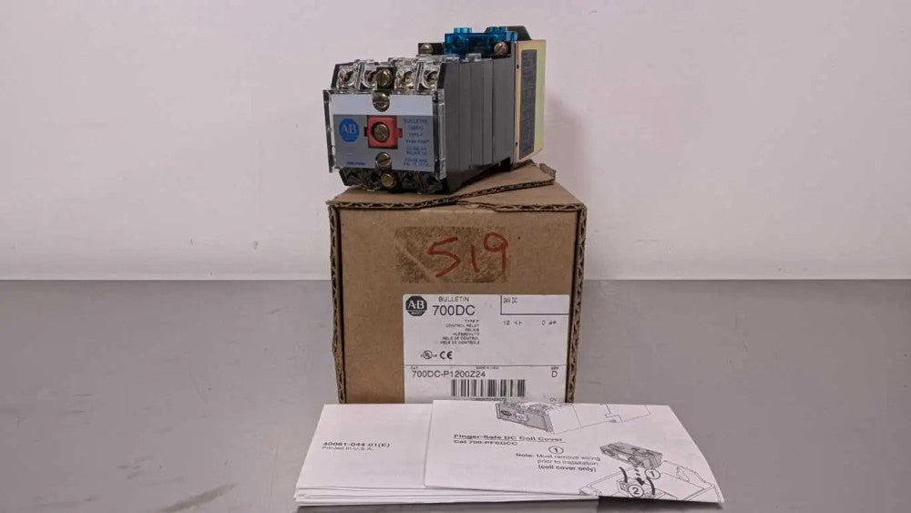 Allen-Bradley 700DC-P1200Z24 Control Relay Ser D 24VDC Coil Type P