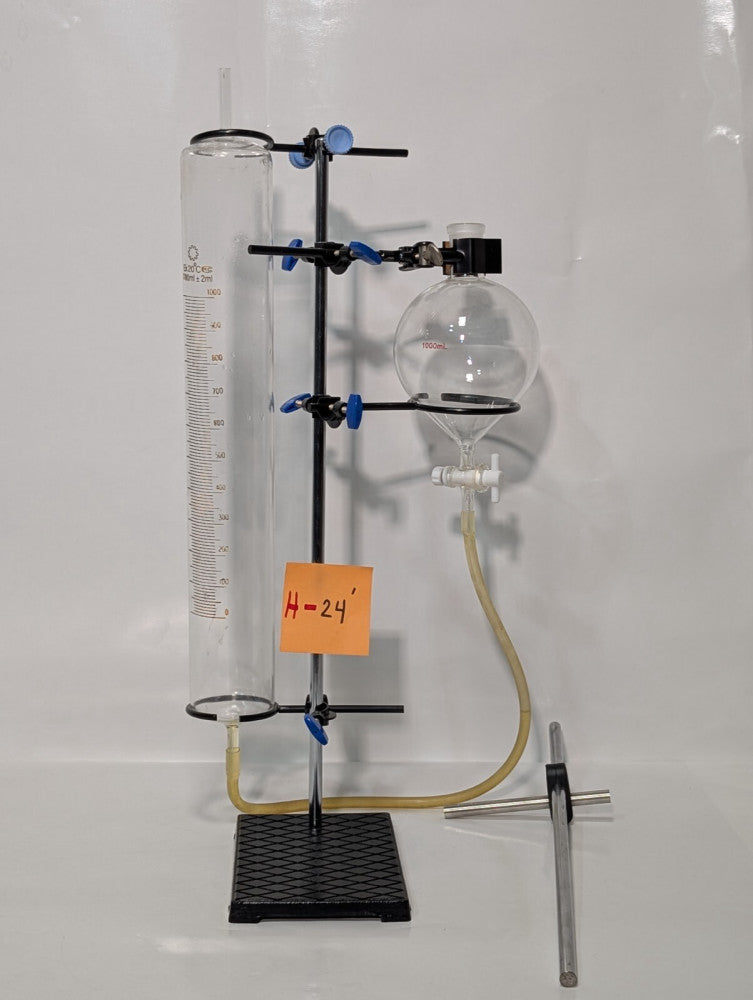 1000ml Distillation Apparatus Kit Lab Water Essential Oil Distiller Glassware