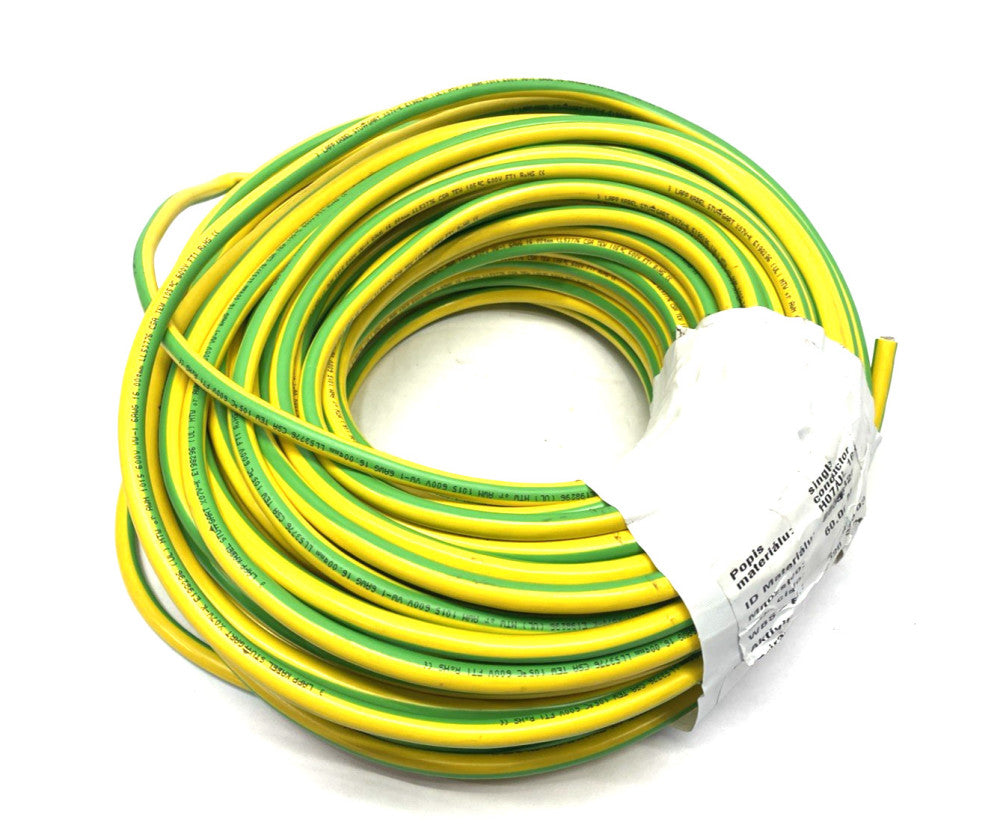 Lapp Kabel LL53776 Single Conductor Ground Cable 6AWG X07V-K AWM 1015 60 METERS