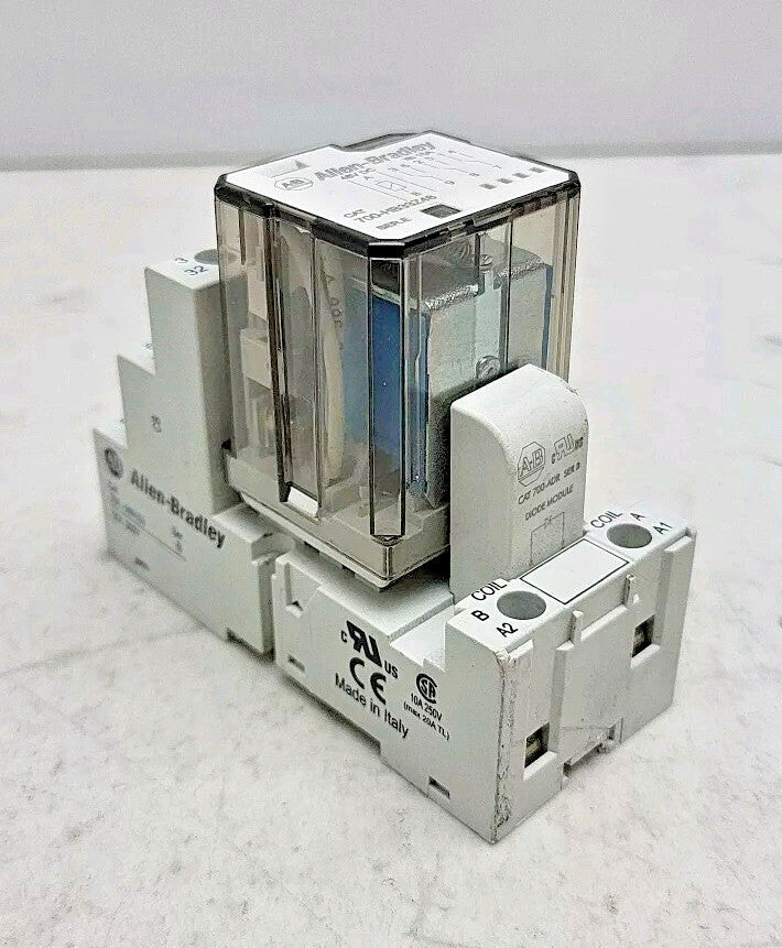 Allen Bradley 700-HB33Z48 Relay 700-HN153 Relay Base 15A 300V 700-ADR Module