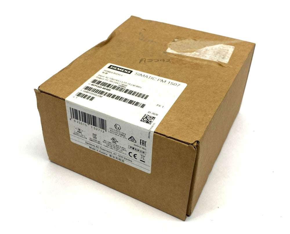 Siemens 6EP1333-4BA00 Power Supply 120/230V 3.7/1.7A 24VDC 8A 190W