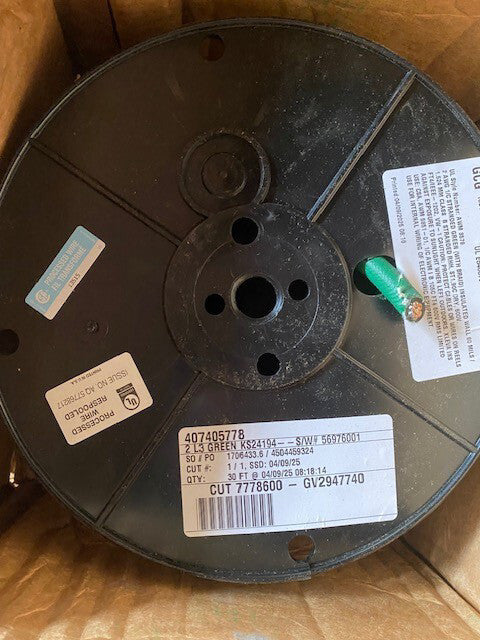 (30 FEET) SOUTHWIRE 2AWG TelcoFlex® List 3 Green 56976001