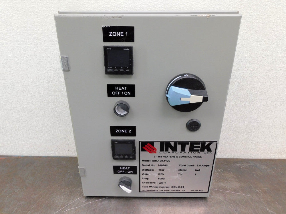 INTEK 4X8 Heater Controls Autonics TX4S Socomec Disconnect Saginaw Enclosure