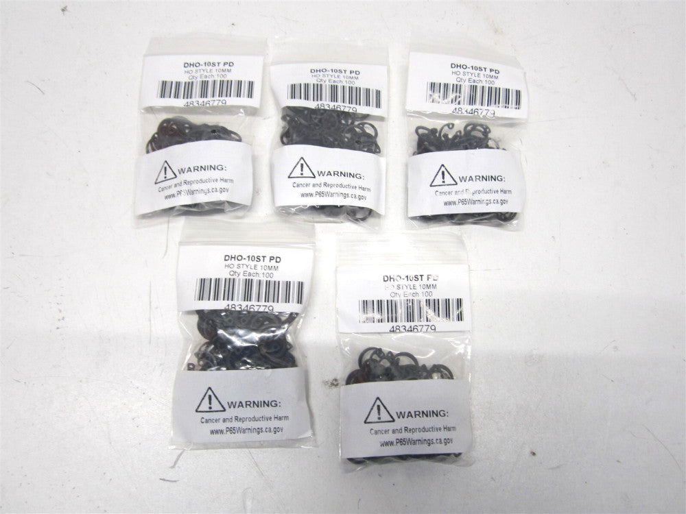 Rotor Clip (DHO-10ST PD) 10mm Spring Steel Snap Retaining Ring 100ct - Lot of 5