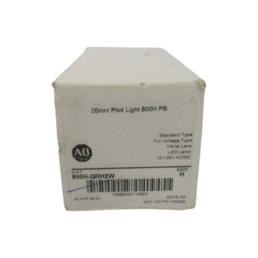 ALLEN BRADLEY 800H-QRH2W SER. H (WH) NSFS