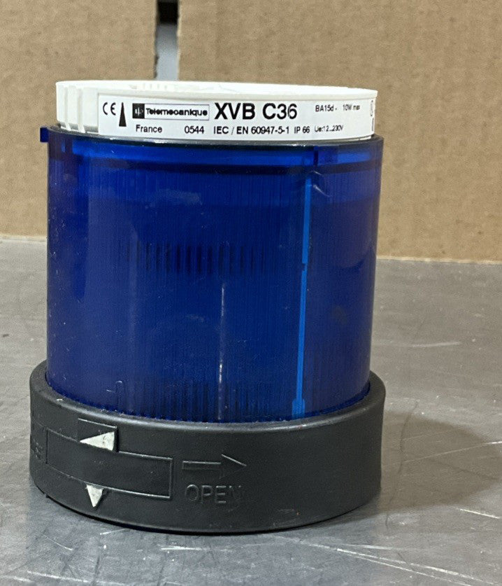 Telemecanique XVB C36 Blue Steady Stack Light
