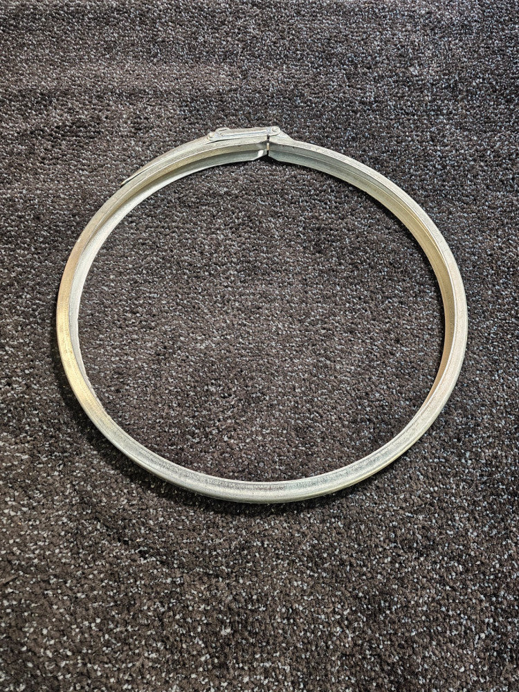 (QTY 3) Thorlock 16" Dia Chrome Lever Lock Ring Stainless Steel for Steel Pails