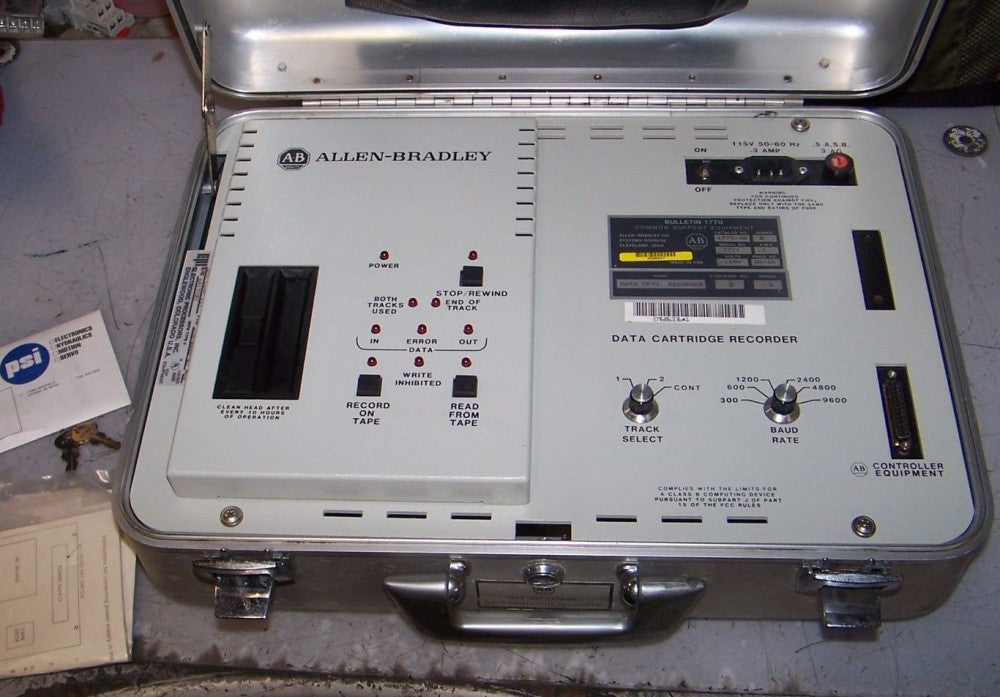 NEW ALLEN BRADLEY 1770-SB DATA CARTRIDGE RECORDER 115 VAC .3 AMP