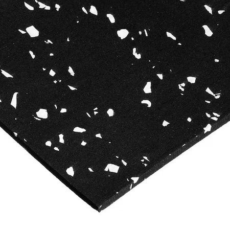 Zoro Select Bulk-Rs-Rcy60-15 Rubber, Recycled, 5/16"Thick, 48"X12", 60A