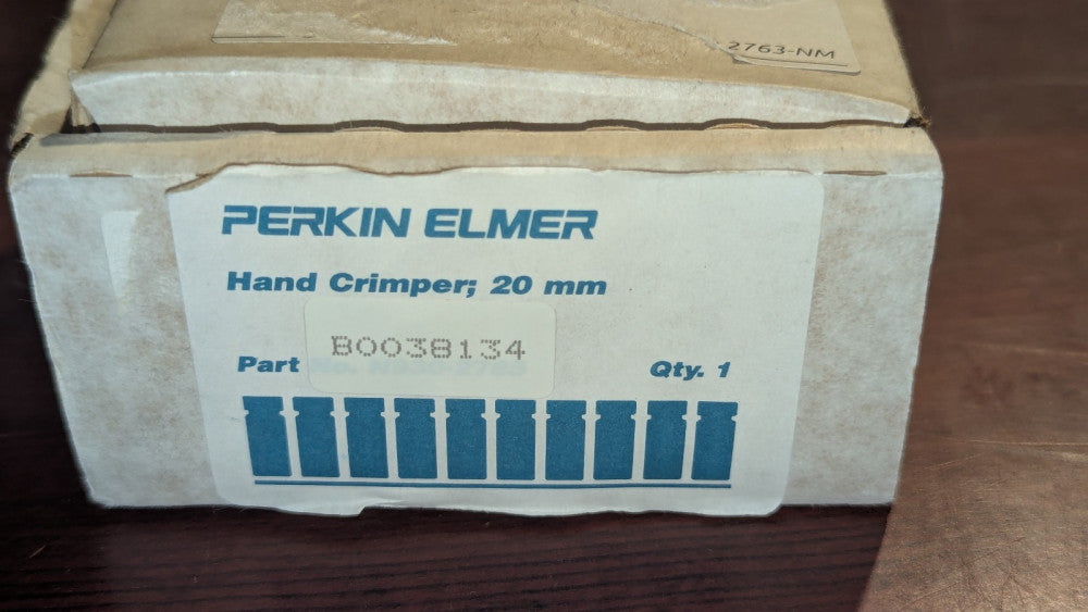 Perkin Elmer 20mm Hand Vial Crimper B0038134 NIB