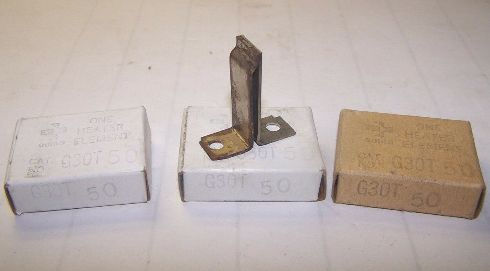 3) NEW GOULD G30T50 OVERLOAD HEATER ELEMENT LOT OF 3