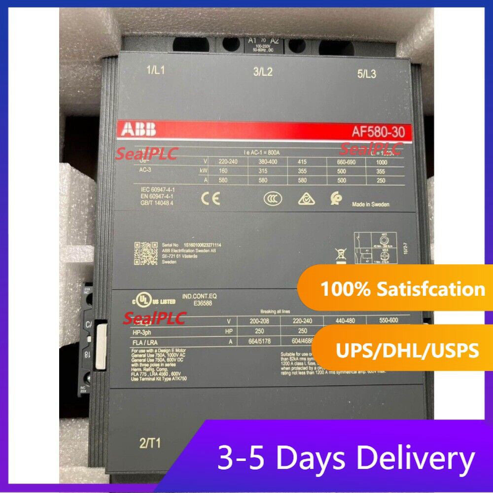 1pcs new ABB AF210-30-11 Contactor 100-250V 20-60V 48-130V US Free TAX