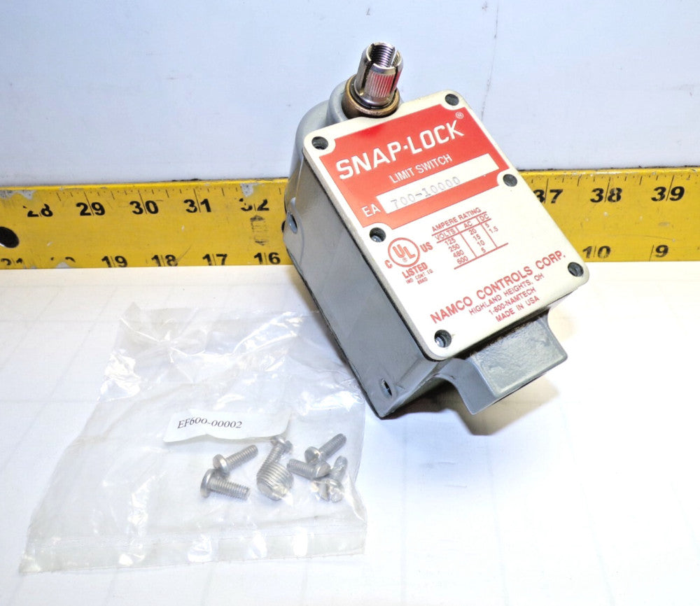 Namco Snap-Lock Limit Switch 480/600 VAC / 125/250 VDC 1.5-20 AMP 700-10000