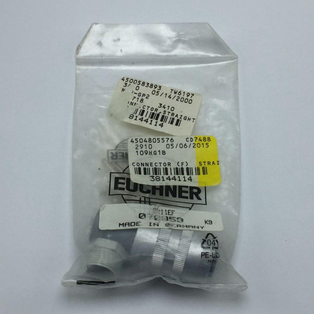 NEW Euchner 070859 Plug Connector SR11EF for Safety Switches NZ & TZ