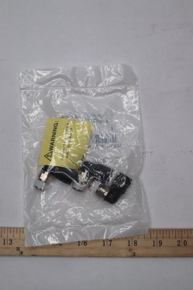 Lawson Compression Tube 90-Degree Elbow 316 Stainless Steel 3/8" x 1/4" 86762