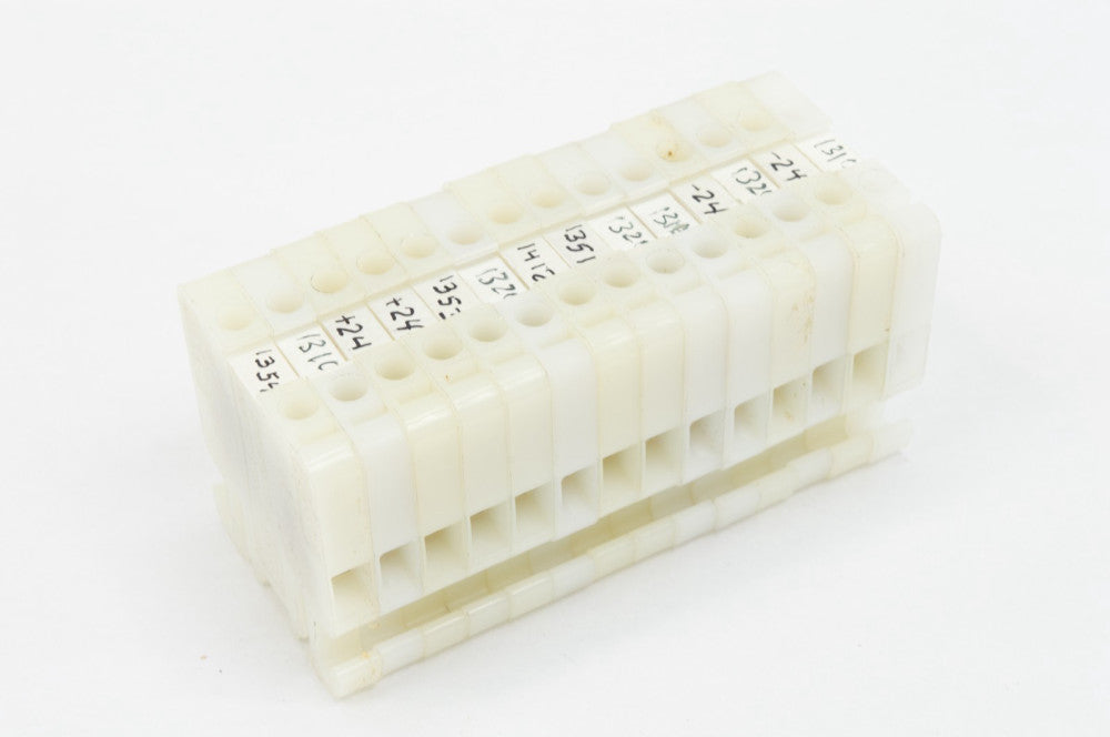 Lot of 14 Allen-Bradley AB 1492-H1 Terminal Block End Sections White