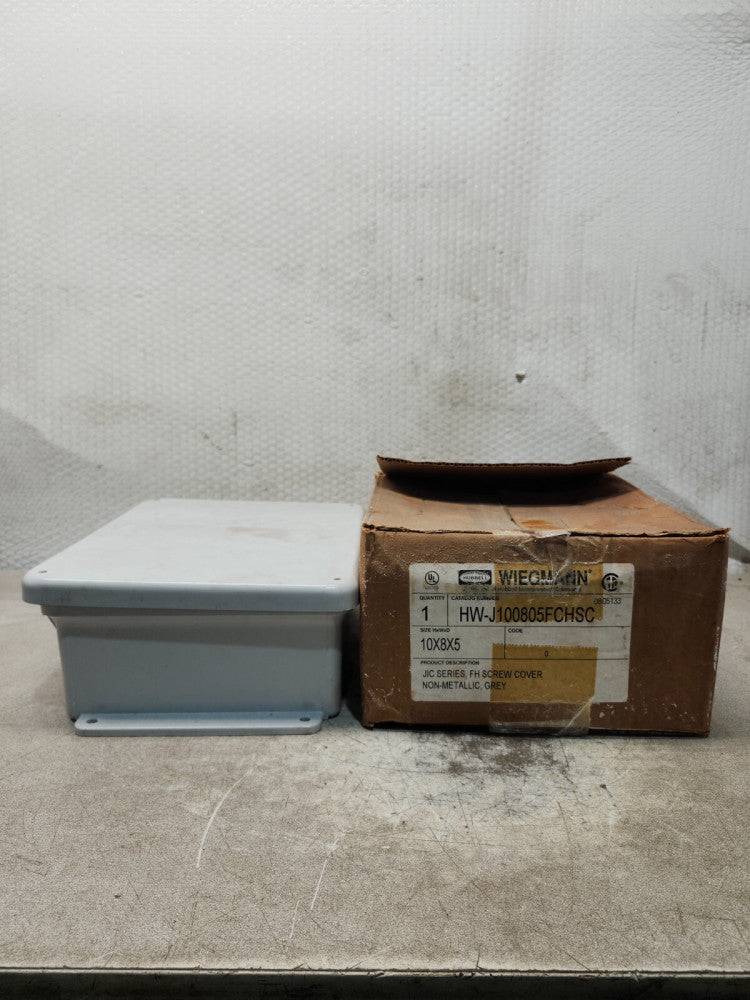 NEW IN BOX WIEGMANN ENCLOSURES SIZE 10X8X5 HW-J100805FCHSC