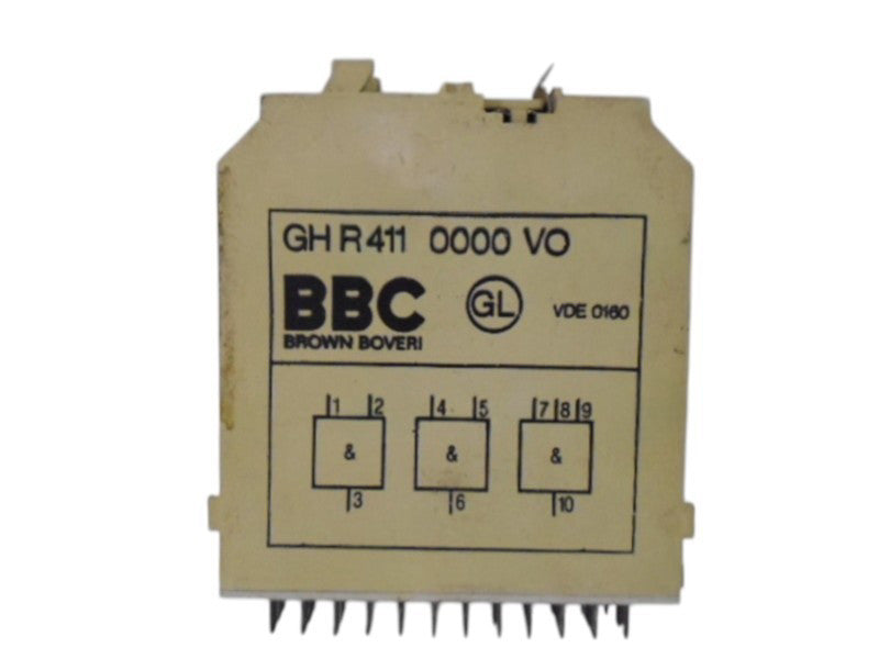 BROWN BOVERI GH R 411 0000 VO OUTPUT CARD UNMP