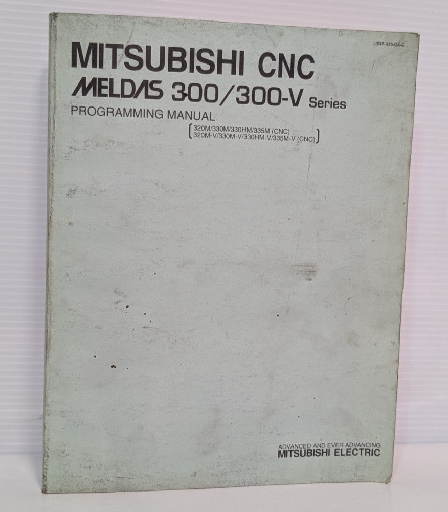 Mitsubishi UBNP-A2943A-E MELDAS 300/300-V Series CNC system programming manual