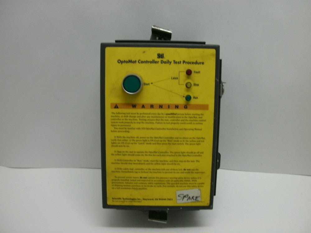 STI 82197-0020 OMC-2-120-GM2 SAFETY OPTOMAT CONTROLLER RESPONSE TIME 45MS