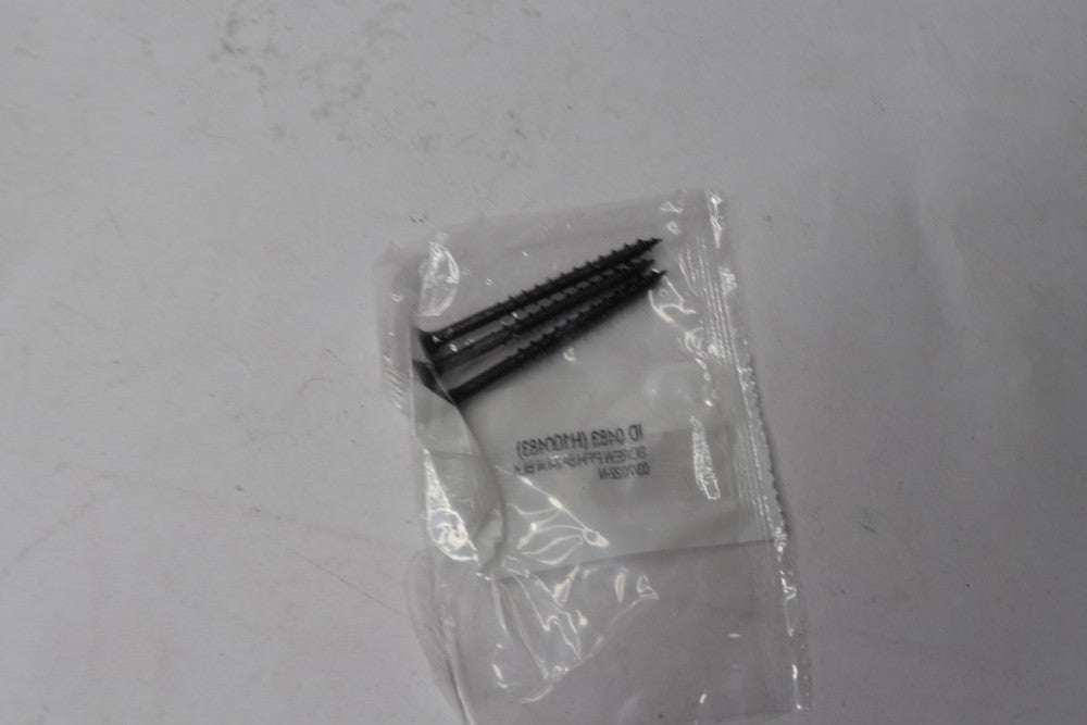 (3-Pk) Screw PFH Black 8" x 2-1/4" H100483