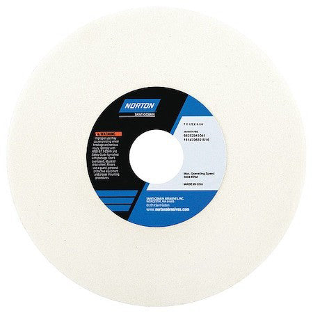 Norton Abrasives 66252941048 Grinding Wheel, T1, 7X1/2X1.25, Ao, 80G, Pk5