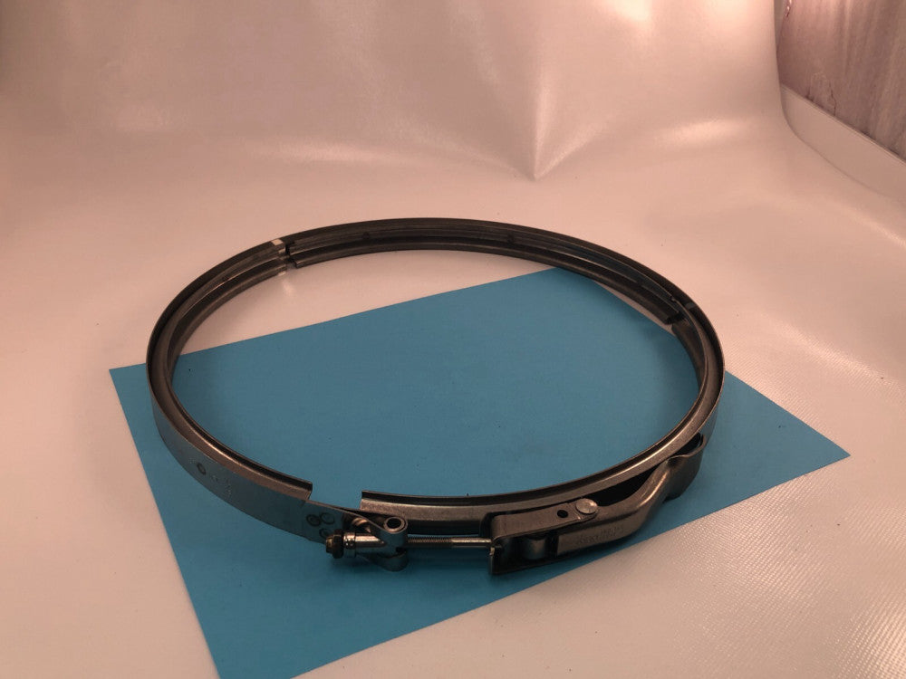 VOSS IND. STAINLESS STEEL V-BAND COUPLING CLAMP aprox. 12"dia. **NEW**