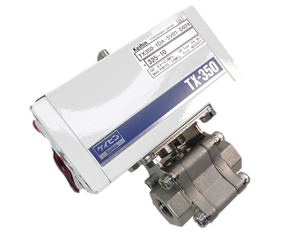 Keihin TX350-1DA-SV01-D024 TX-350 Pneumatic Ball Valve +325-10 NEW NO BOX