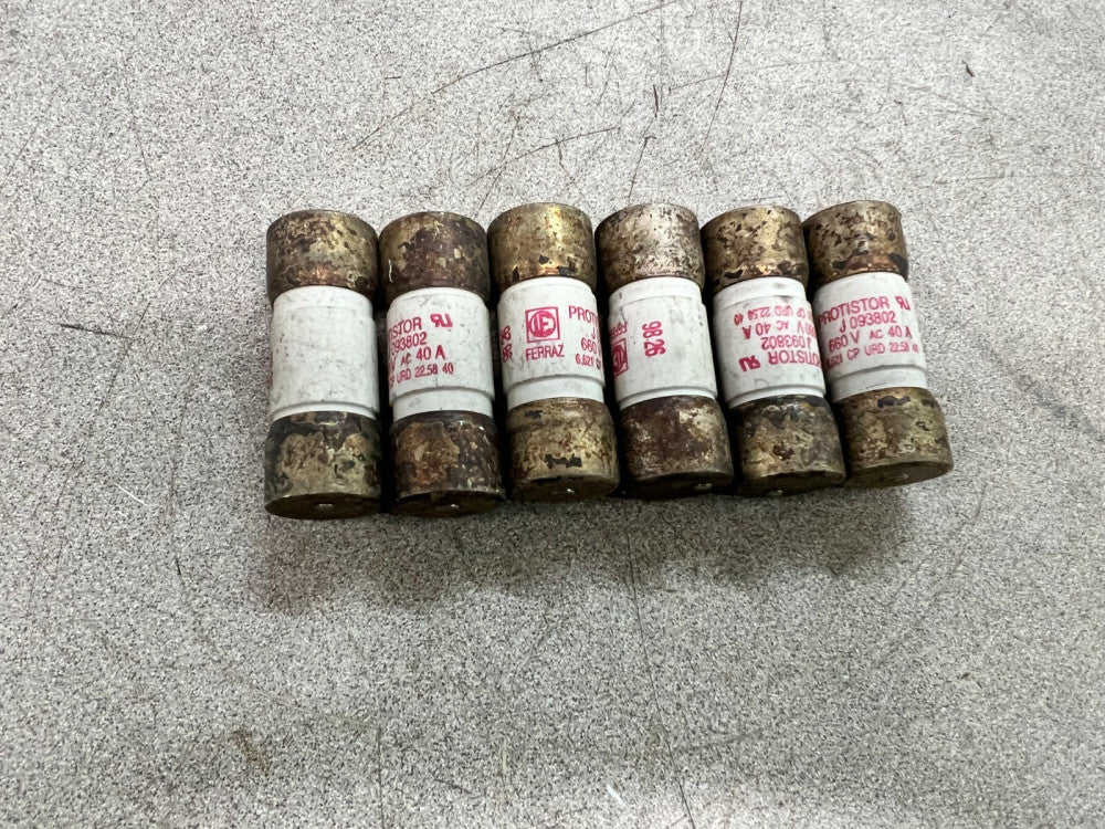 LOT OF 6 NEW NO BOX FERRAZ FUSE J 093802
