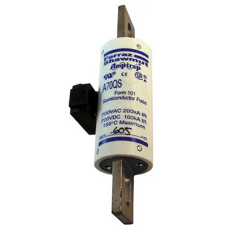 Mersen A70qs200-4Kil Semiconductor Fuse, 200A, Fast-Acting, 700V Ac, Bolt-On