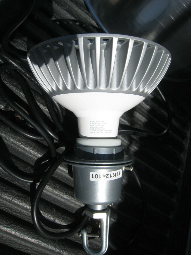 2 Maxlite Mogul High Bay Light Fixture cord & 2000 Lumen 32Watt Kobi LED bulbs