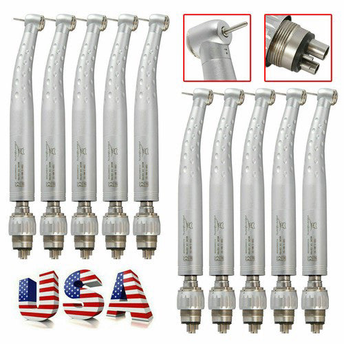 Dental High Speed Handpiece Push Button with 4 Hole Coupling Swivel KAV Style