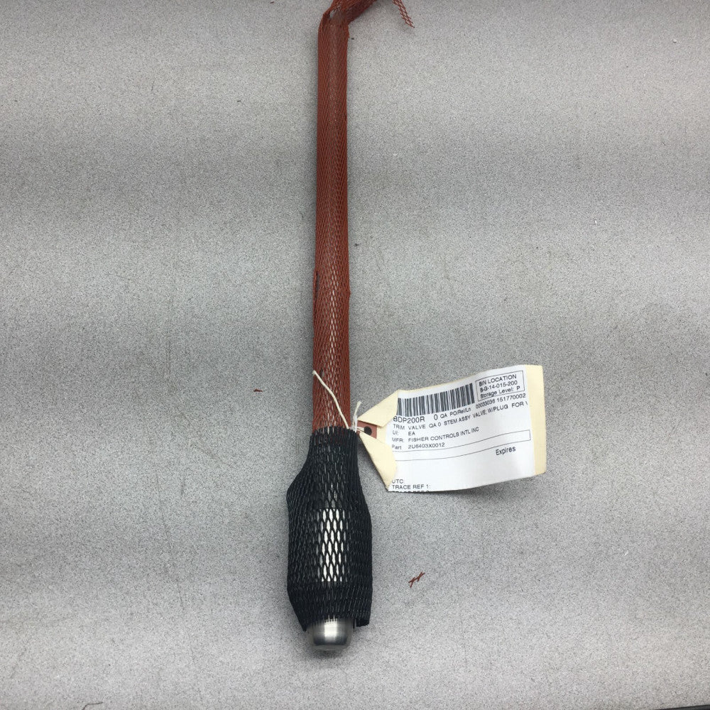 NEW NO BOX FISHER CONTROLS VALVE STEM ASSY 2U6403X0012
