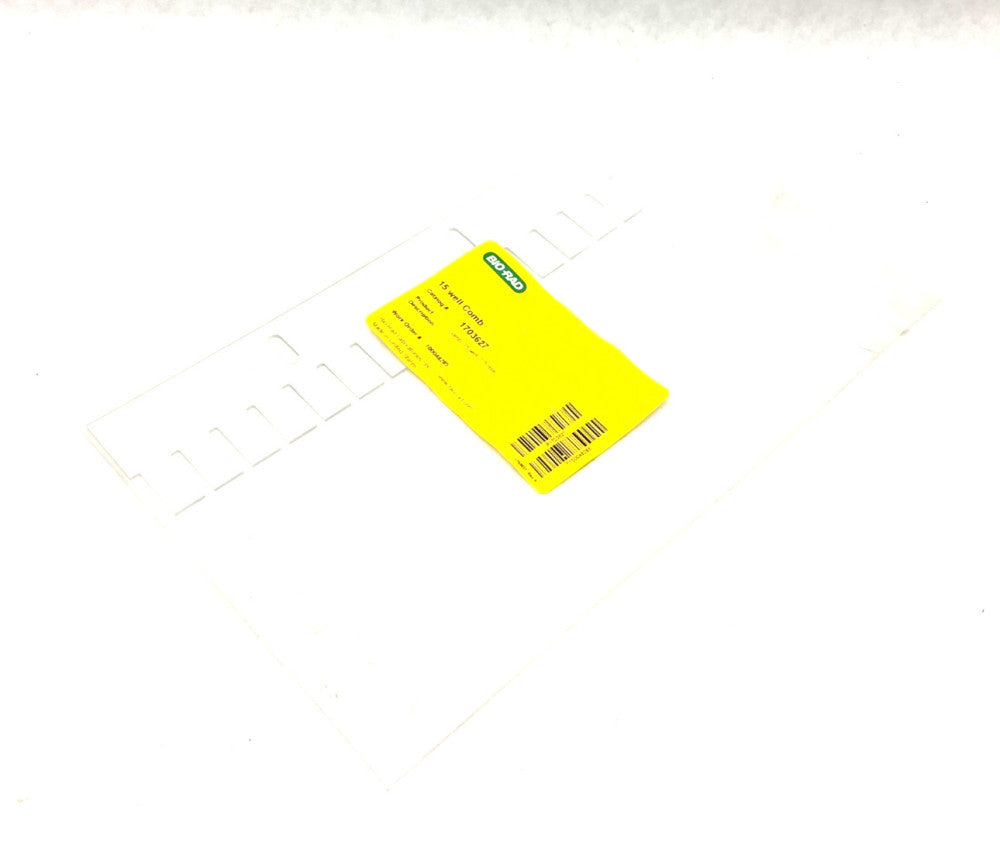 Bio Rad 1703627 Pulsed Field Electrophoresis Comb 15-Well for CHEF System