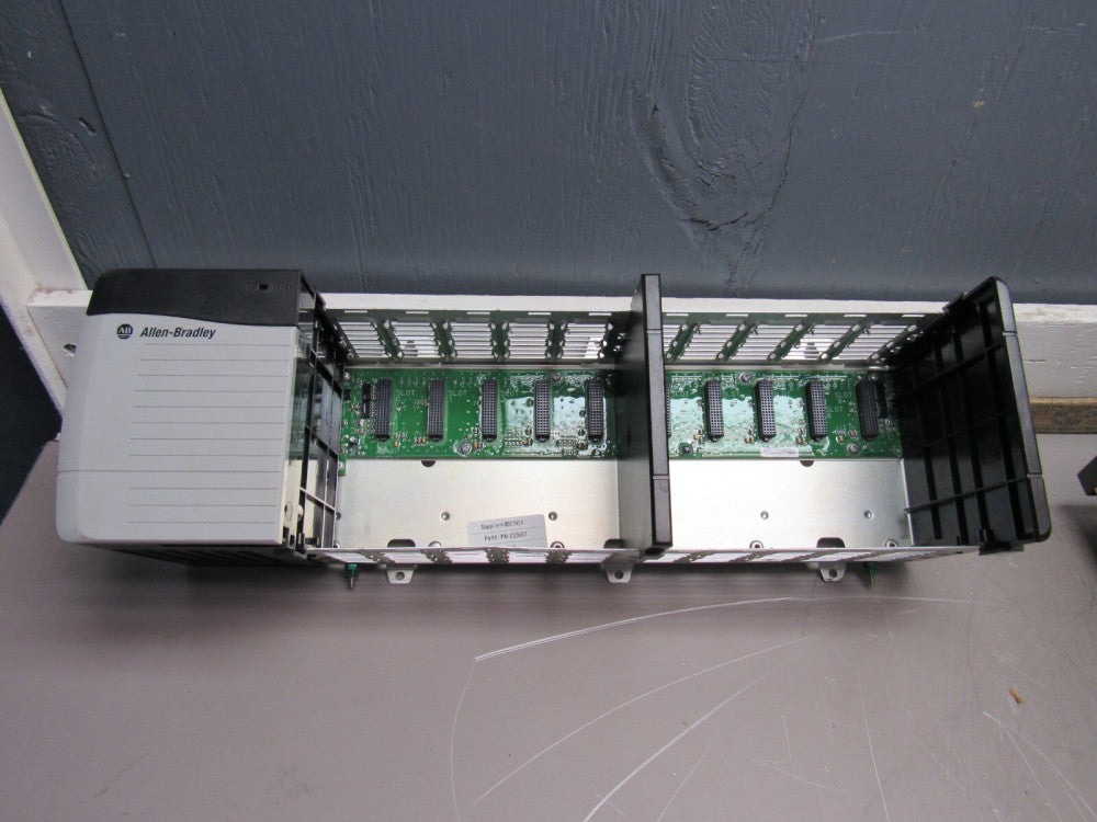 ALLEN BRADLEY CONTROLLOGIX 1756-A10K 10-SLOT CHASSIS & 1756-PA75K POWER SUPPLY !
