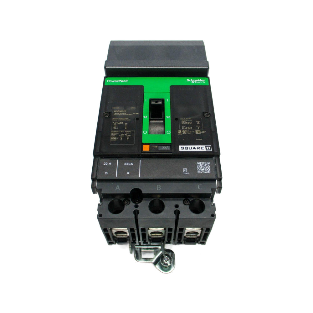 SQUARE D HDA36020 600V 20A (GREEN) NSNP